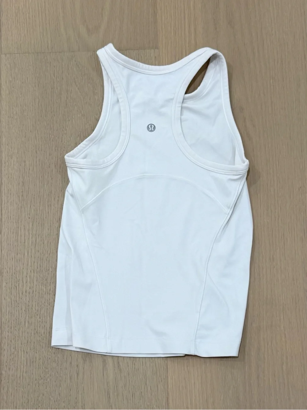 Lululemon White Tank - Align Waist-Length Racerback Tank Top